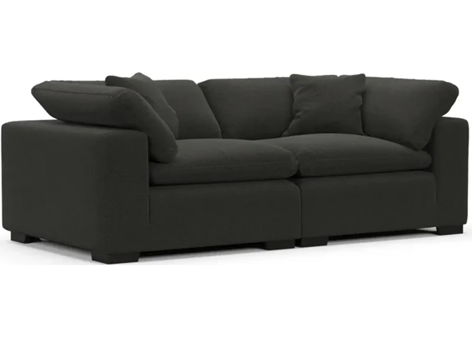 Plush Core Comfort 2-Piece Sofa - Liv Onyx