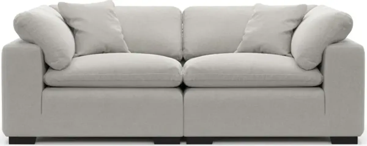 Plush Core Comfort 2-Piece Sofa - Basker Dove