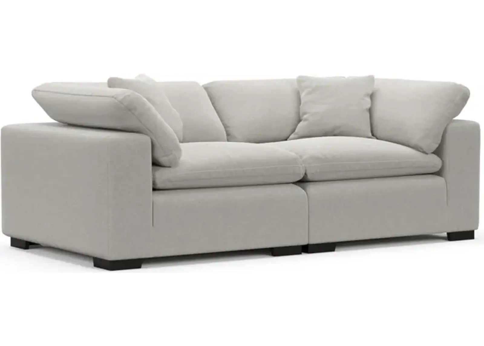 Plush Core Comfort 2-Piece Sofa - Basker Dove