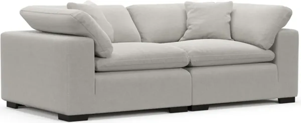 Plush Core Comfort 2-Piece Sofa - Basker Dove