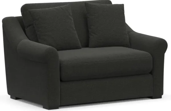 Bowery Foam Comfort Chair and a Half - Liv Onyx