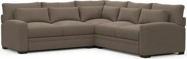 Boston Hybrid Comfort Sectional - Liv Umber