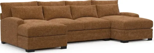 Winston Hybrid Comfort Sectional - Sundar Spice