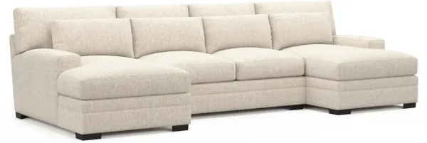 Winston Foam Comfort Sectional - Haley Ivory