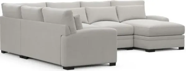 Boston Hybrid Comfort Sectional - Basker Dove