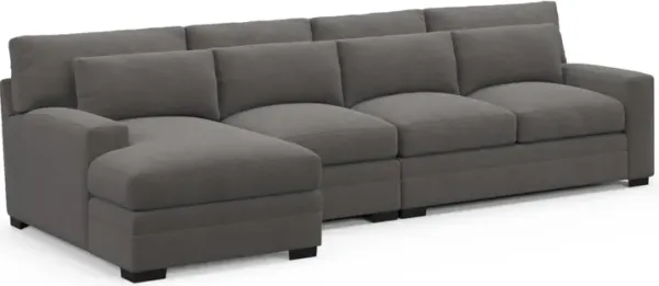 Boston Hybrid Comfort Sectional - Merrimac Ash