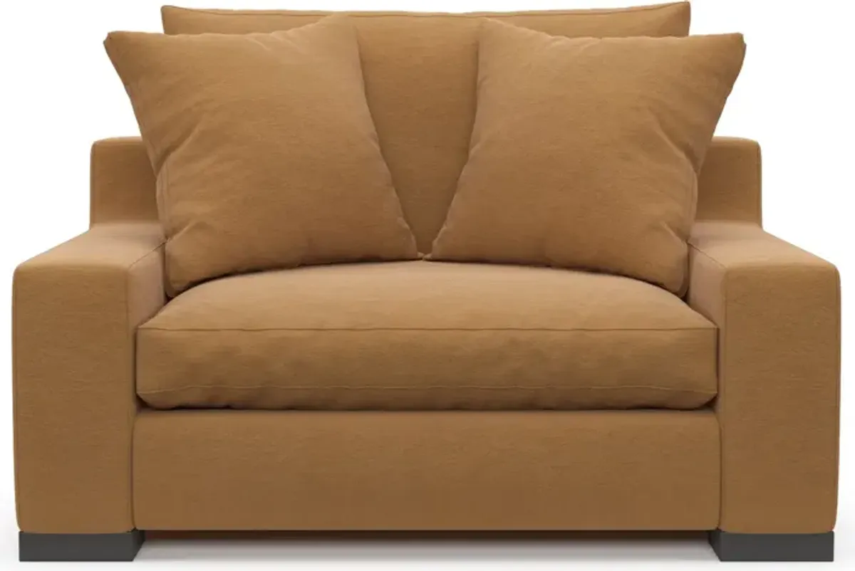 Ethan Foam Comfort Chair and a Half - Merrimac Topaz