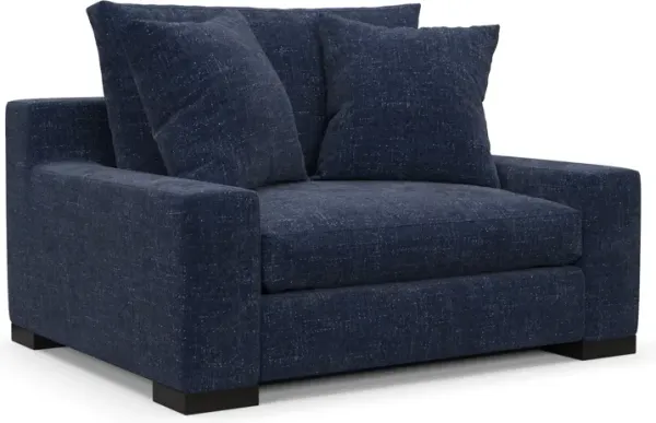 Ethan Foam Comfort Chair and a Half - Sundar Navy