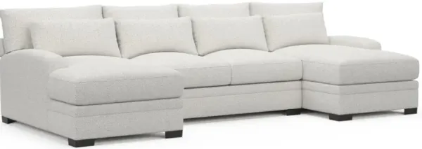 Boston Hybrid Comfort Sectional - River Rock Ivory