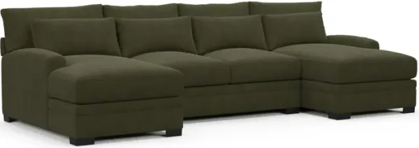 Boston Hybrid Comfort Sectional - Marina Moss