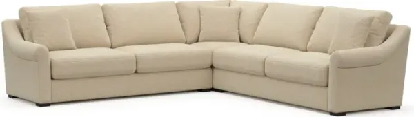 Bowery Foam Comfort Sectional - Midcentury Sand