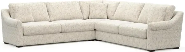 Bowery Foam Comfort Sectional - Haley Oyster