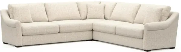Bowery Foam Comfort Sectional - Haley Ivory