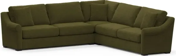 Bowery Foam Comfort Sectional - Midcentury Peat
