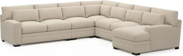Boston Hybrid Comfort Sectional - Basker Antique