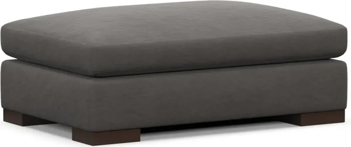 Ethan Foam Comfort Ottoman - Merrimac Ash