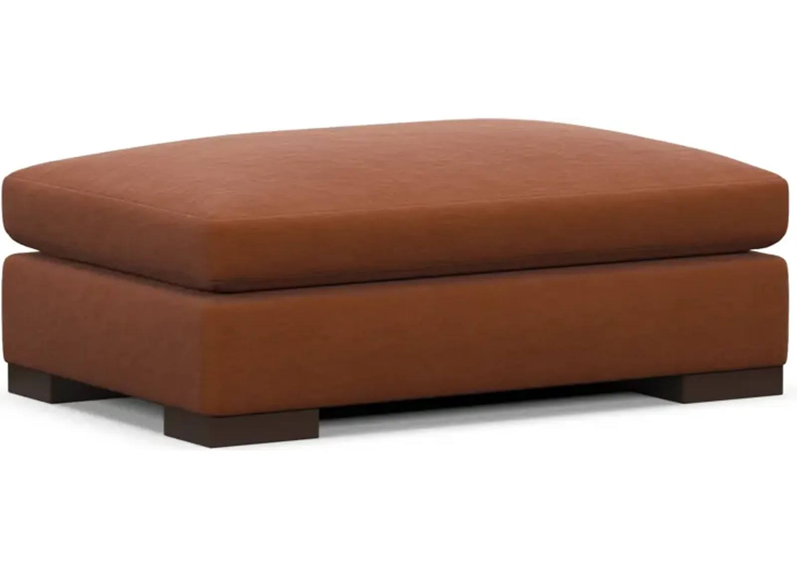 Ethan Foam Comfort Ottoman - Merrimac Brick