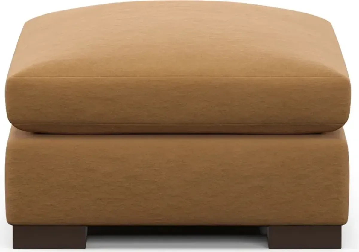 Ethan Foam Comfort Ottoman - Merrimac Topaz