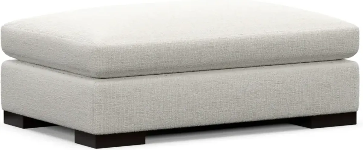 Ethan Foam Comfort Ottoman - Bantu Pearl