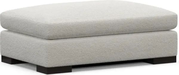 Ethan Foam Comfort Ottoman - Texel Gray
