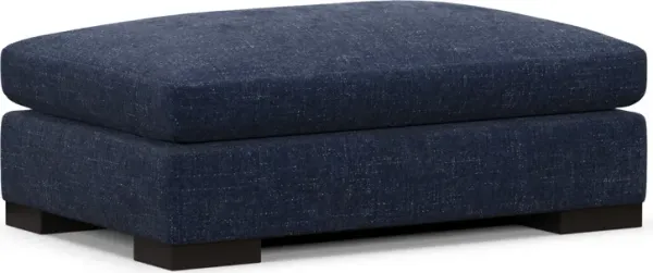 Ethan Foam Comfort Ottoman - Sundar Navy