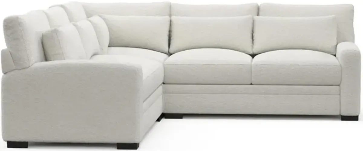 Boston Hybrid Comfort Sectional - Texel Gray