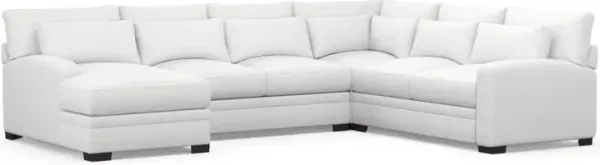 Boston Hybrid Comfort Sectional - Lovie Chalk