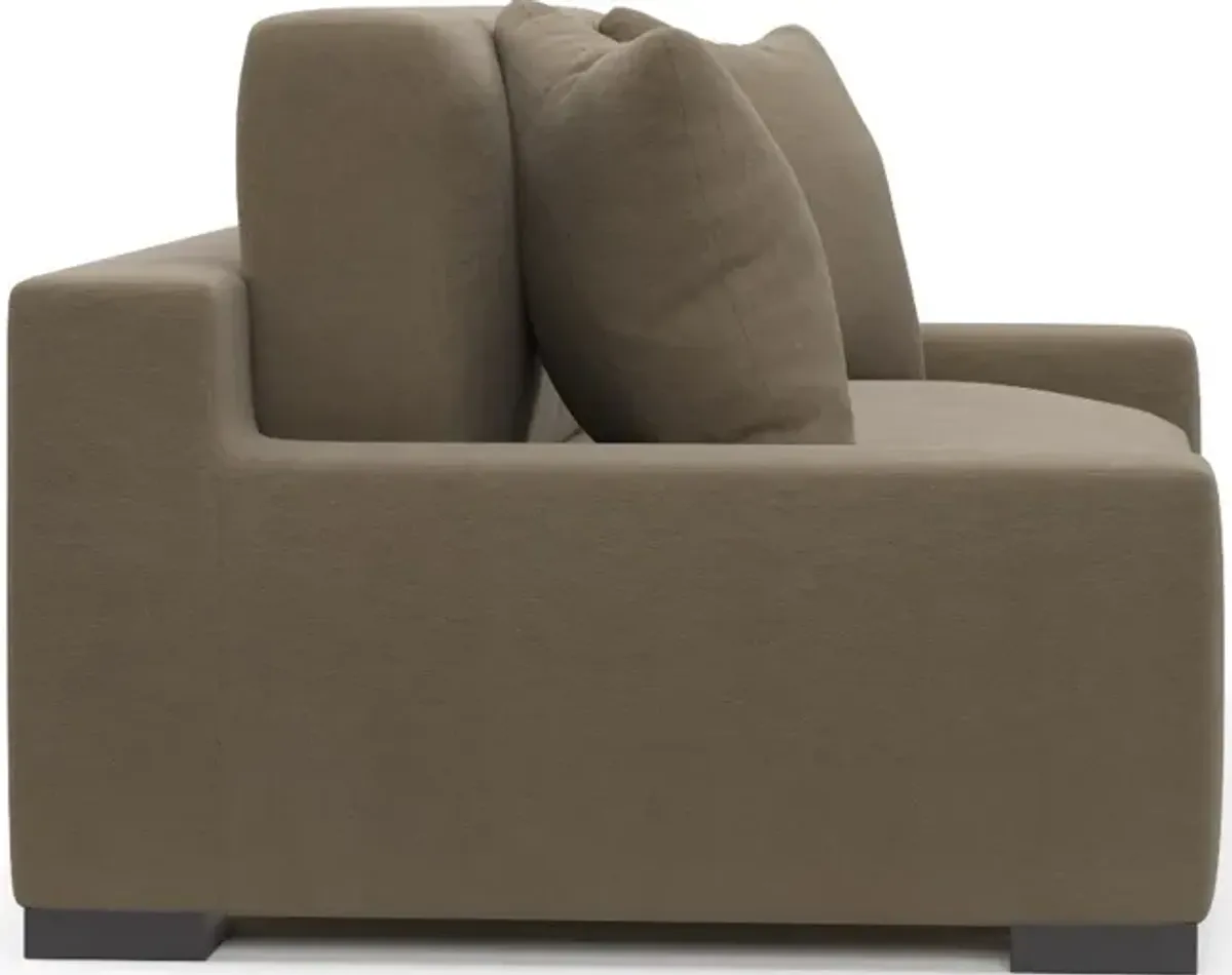 Ethan Foam Comfort Sofa - Merrimac Brownstone