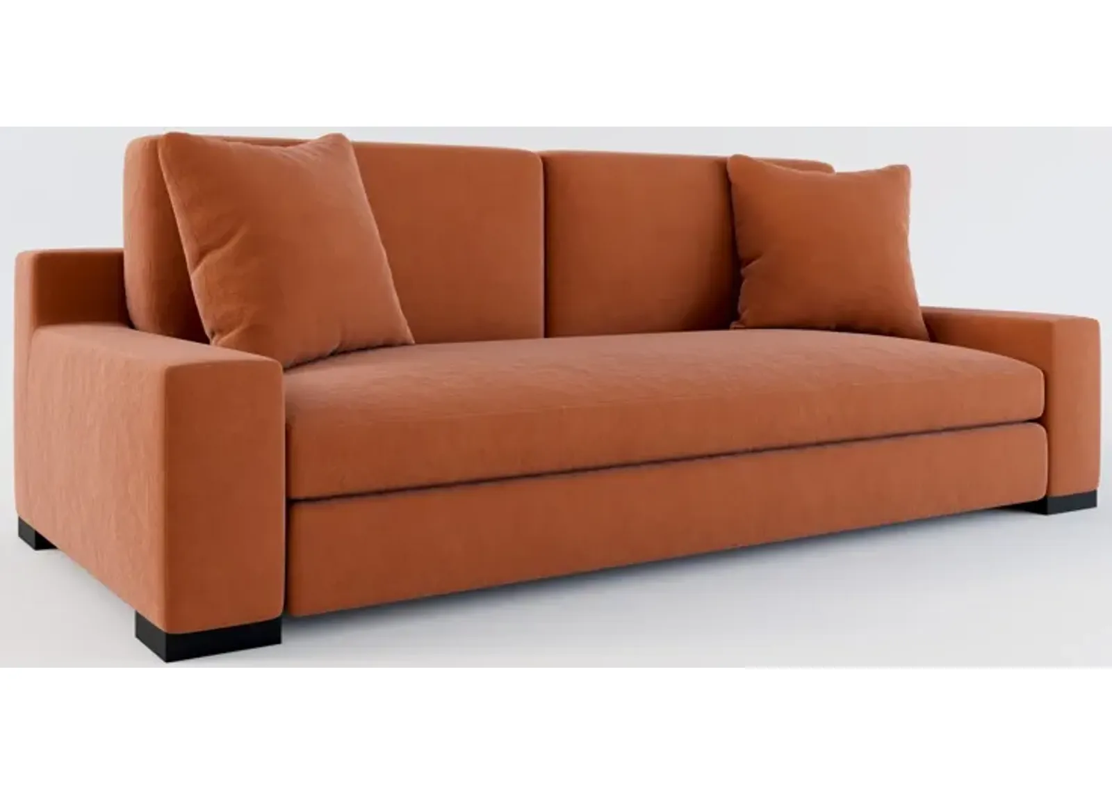 Ethan Hybrid Comfort Sofa - Merrimac Brick