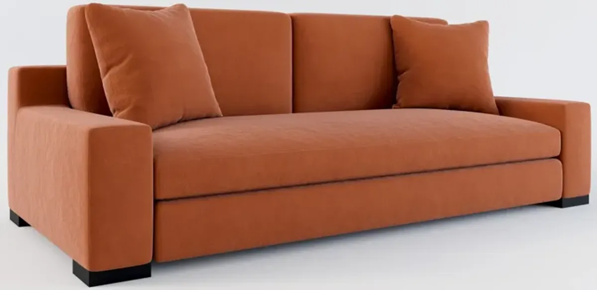 Ethan Hybrid Comfort Sofa - Merrimac Brick