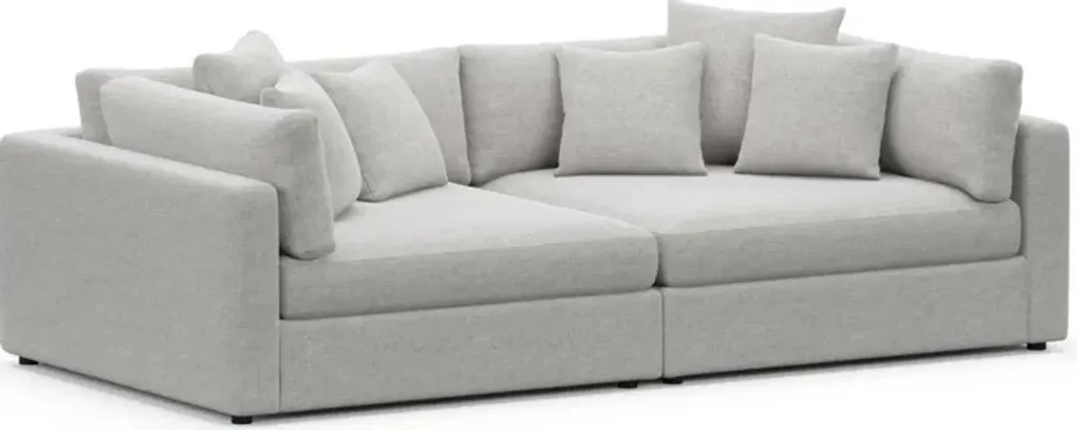 Sasha Foam Comfort Sofa - Adario Fog