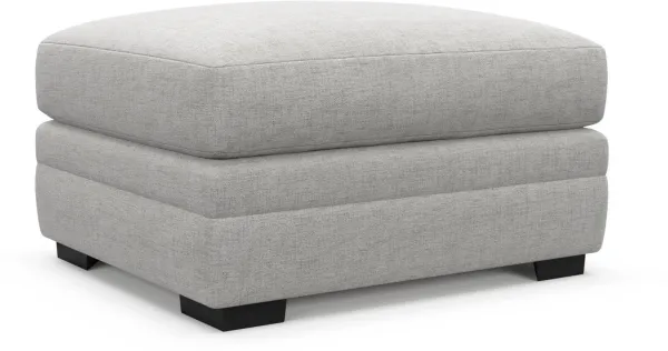 Boston Foam Comfort Ottoman - Adario Fog