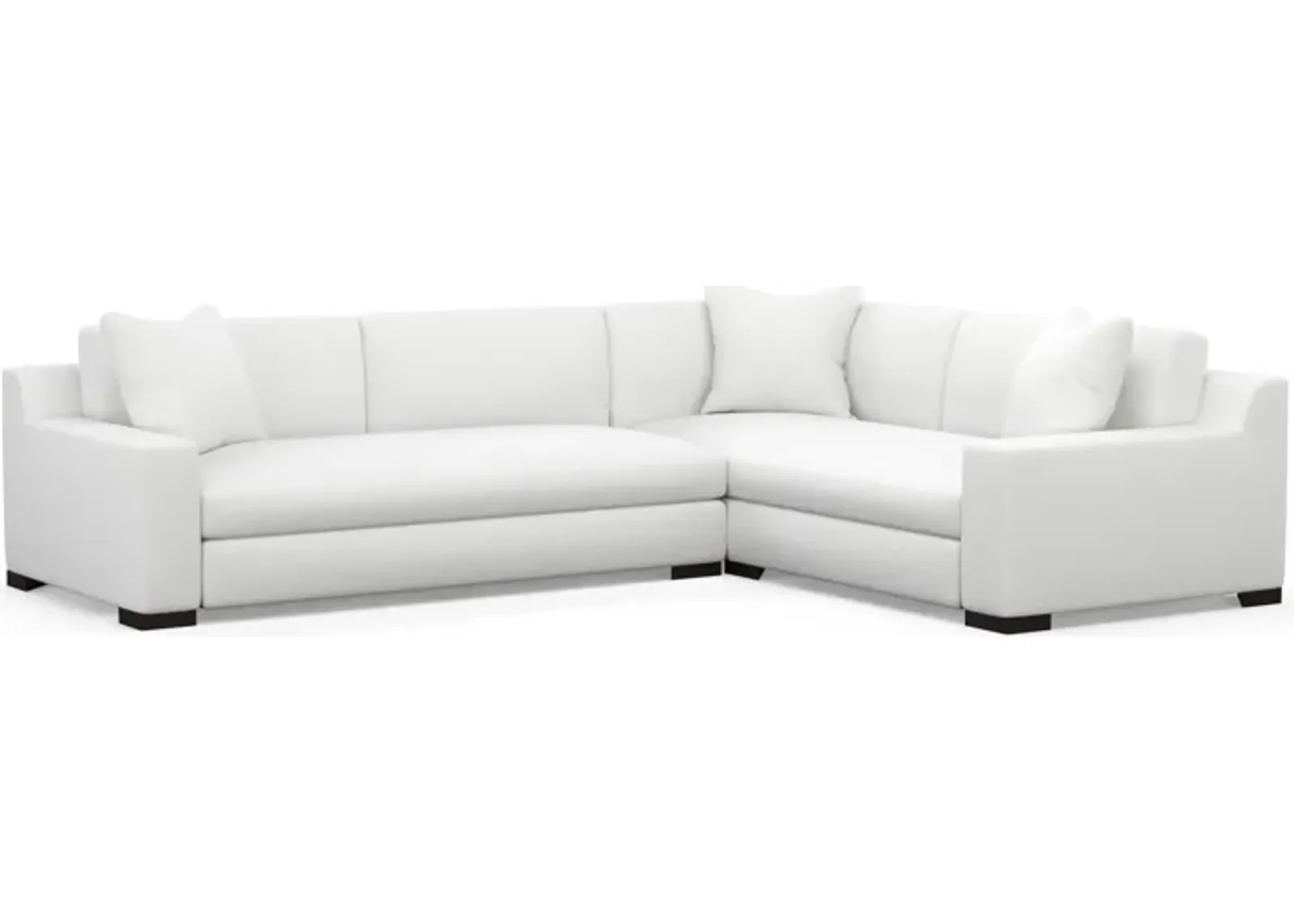 Ethan Foam Comfort 2-Piece Sectional with Left-Facing Sofa - Lovie Chalk