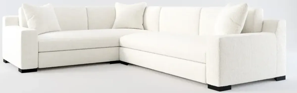 Ethan Foam Comfort 2-Piece Sectional with Right-Facing Sofa - Bantu Pearl