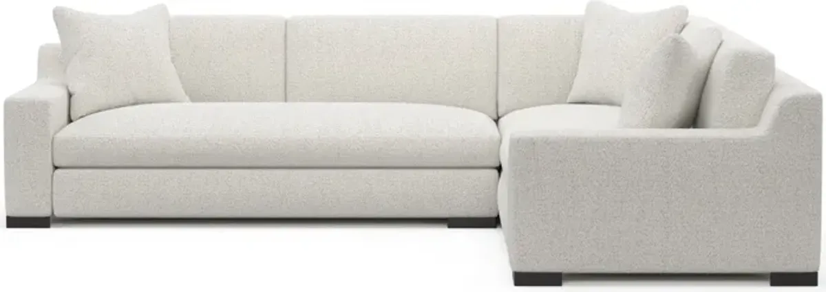 Ethan 2-Piece Hybrid Comfort Sectional with Left-Facing Sofa - River Rock Ivory