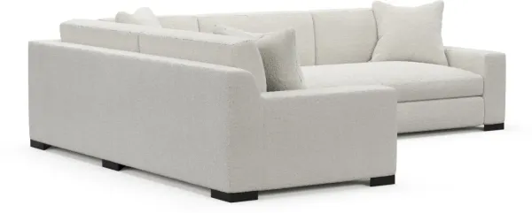 Ethan Hybrid Comfort Sectional - Texel Gray