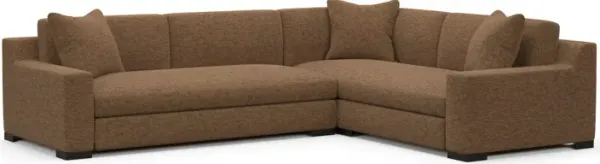 Ethan Hybrid Comfort Sectional - Balvi Truffle