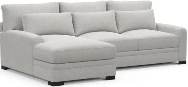 Boston Foam Comfort Sectional - Adario Fog