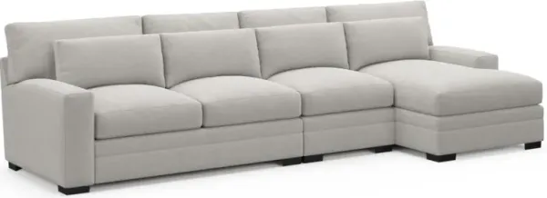 Boston Foam Comfort Sectional - Basker Dove