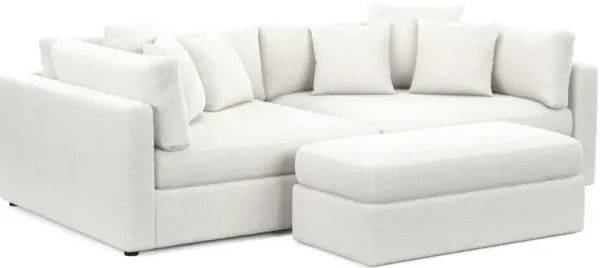 Sasha Foam Comfort Sectional - Blimey Cloud