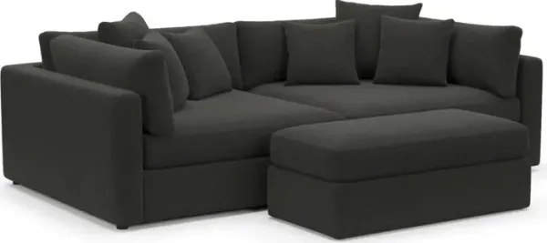 Sasha Foam Comfort Sectional - Liv Onyx