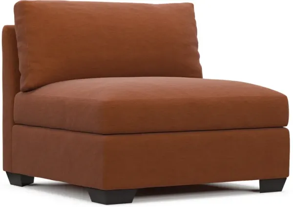 Beckham Foam Comfort Armless Chair - Merrimac Brick