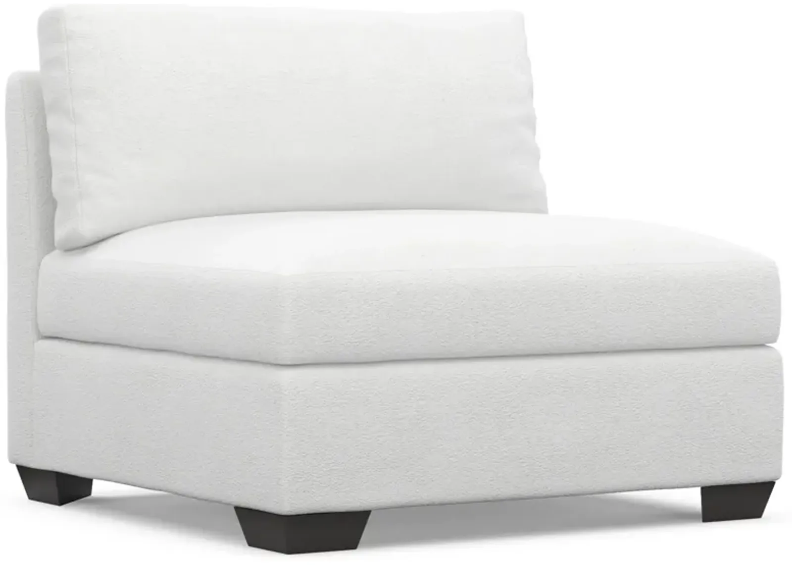 Beckham Foam Comfort Armless Chair - Lovie Chalk