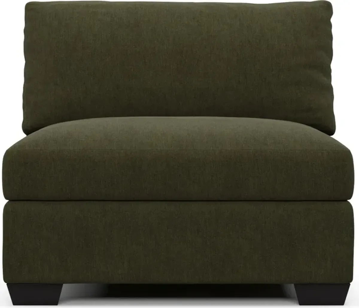 Beckham Foam Comfort Armless Chair - Marina Moss