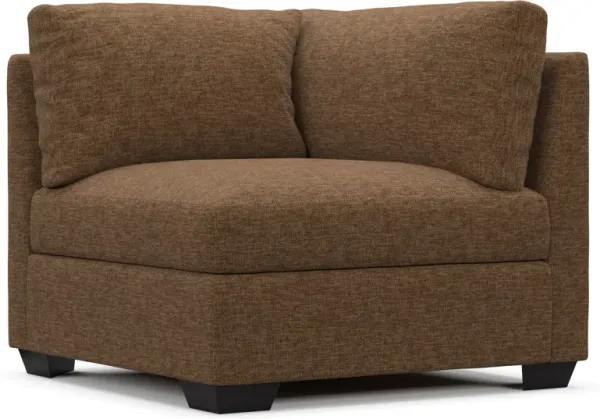 Beckham Foam Comfort Corner Chair - Balvi Truffle