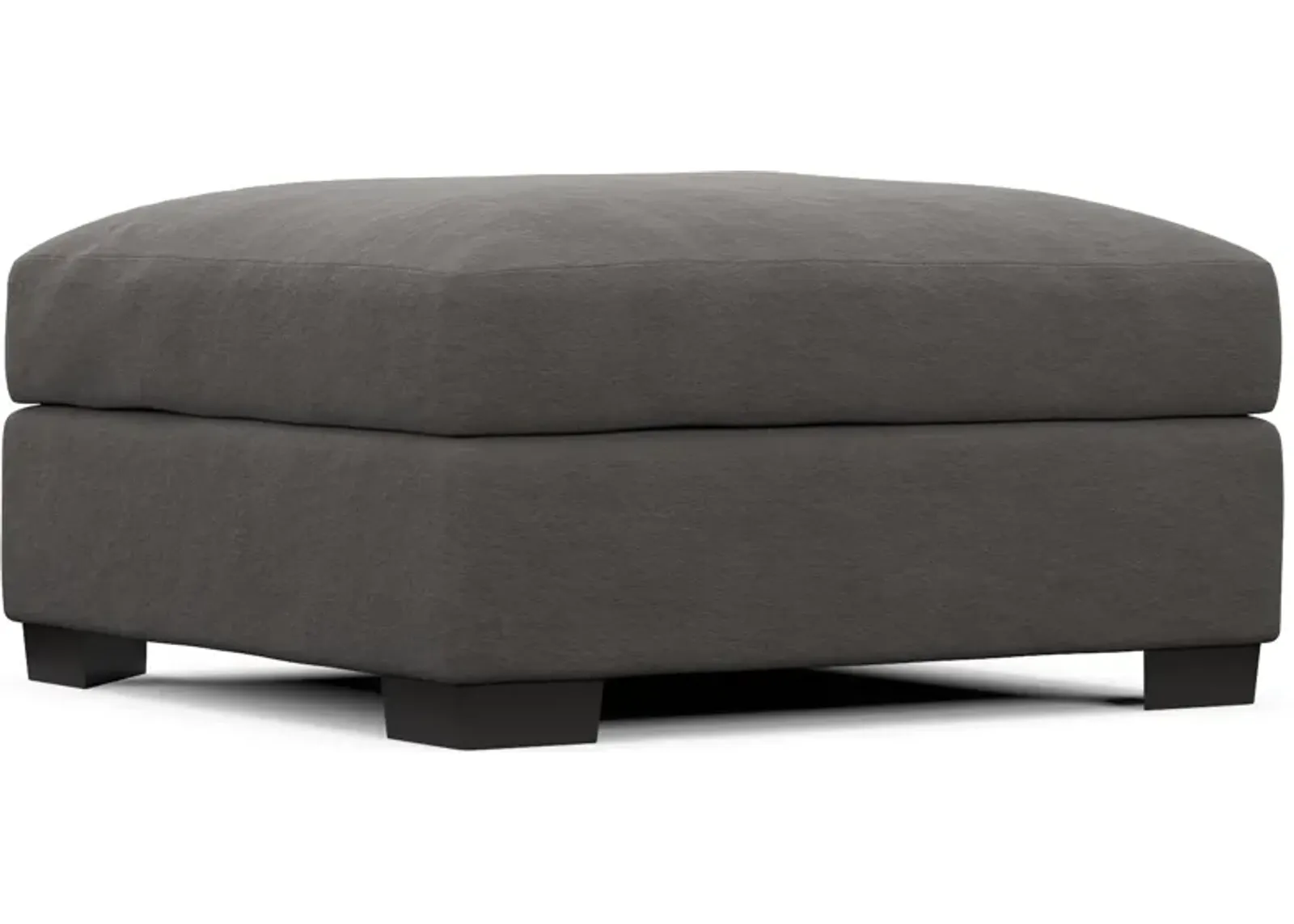 Beckham Foam Comfort Ottoman - Merrimac Ash