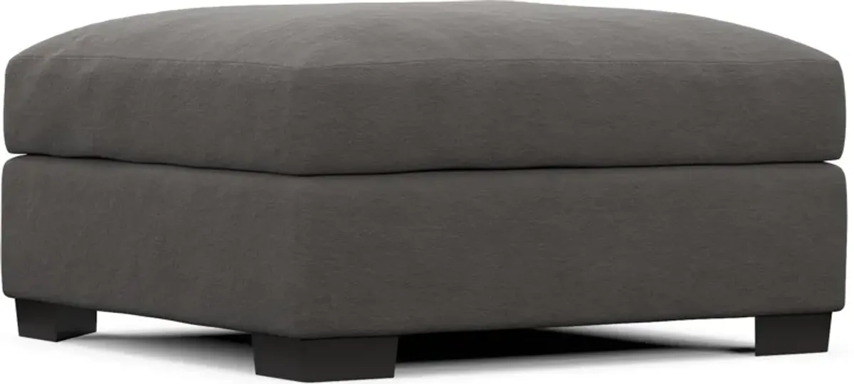 Beckham Foam Comfort Ottoman - Merrimac Ash