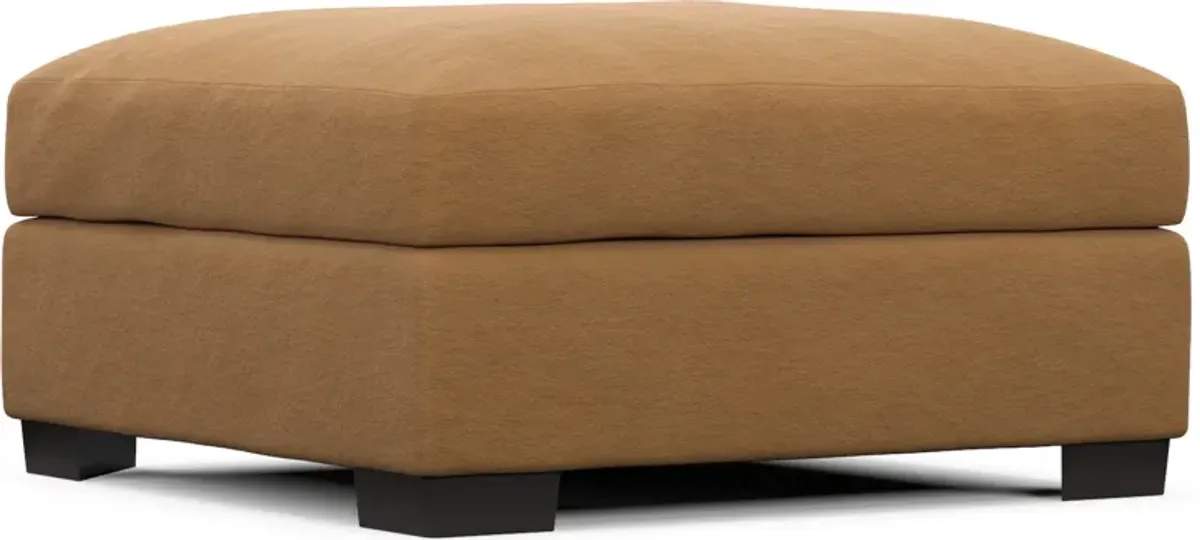 Beckham Foam Comfort Ottoman - Merrimac Topaz