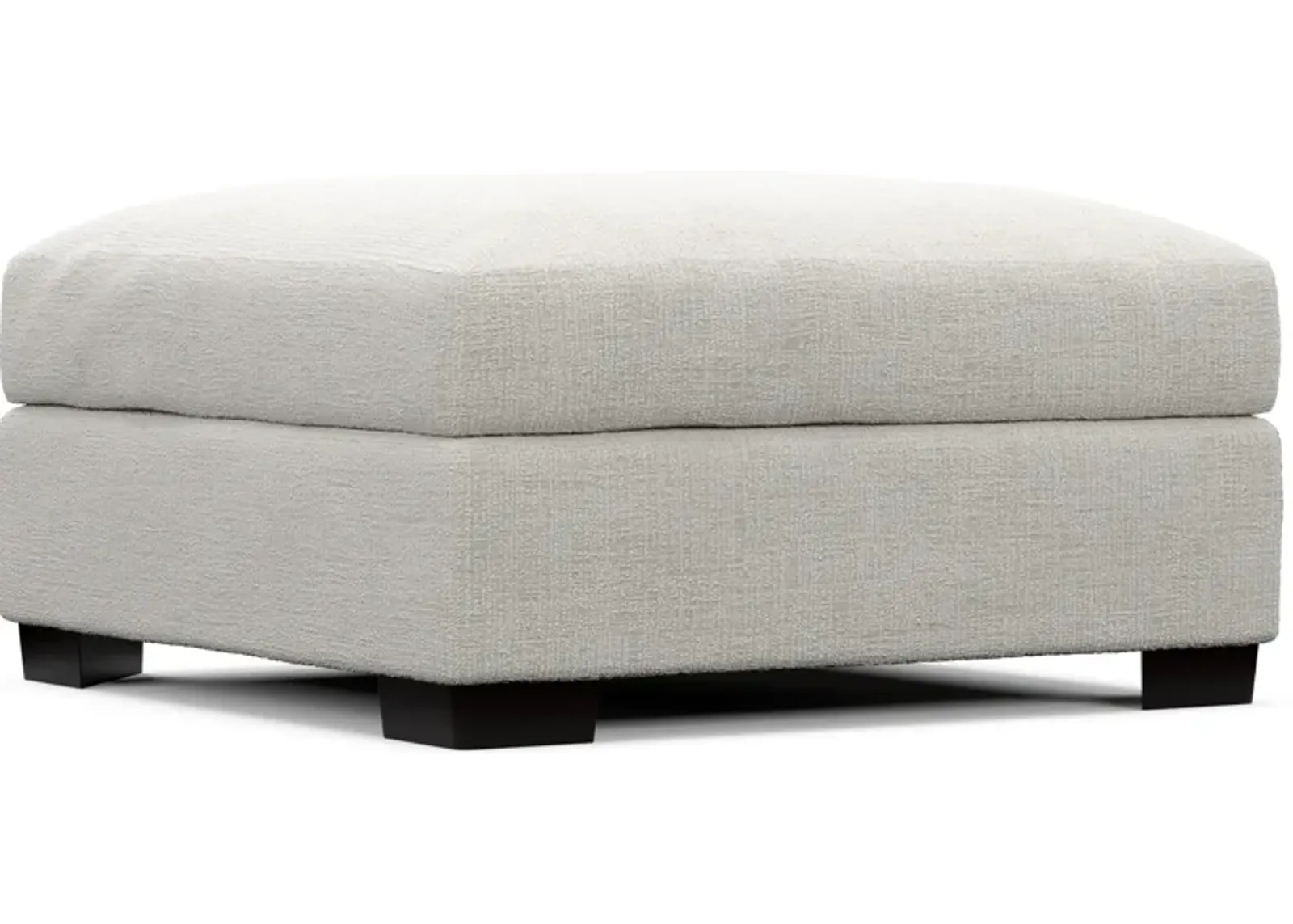 Beckham Foam Comfort Ottoman - Bantu Pearl