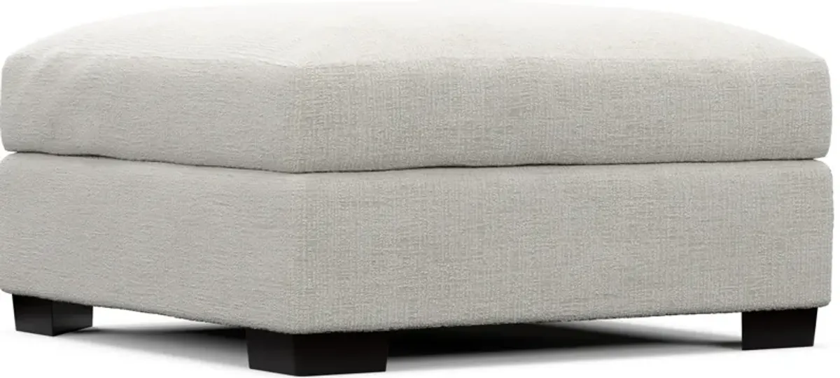 Beckham Foam Comfort Ottoman - Bantu Pearl